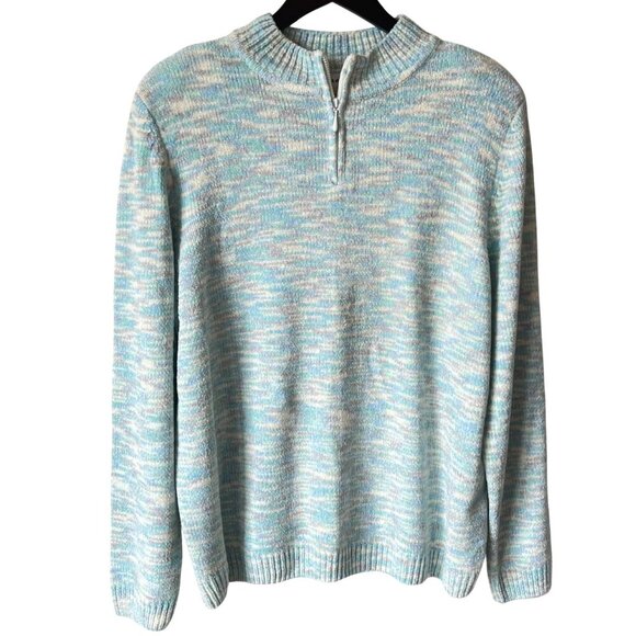 Alfred Dunner Winter Lodge 1/4 zip Sweater, 1X - Picture 1 of 9